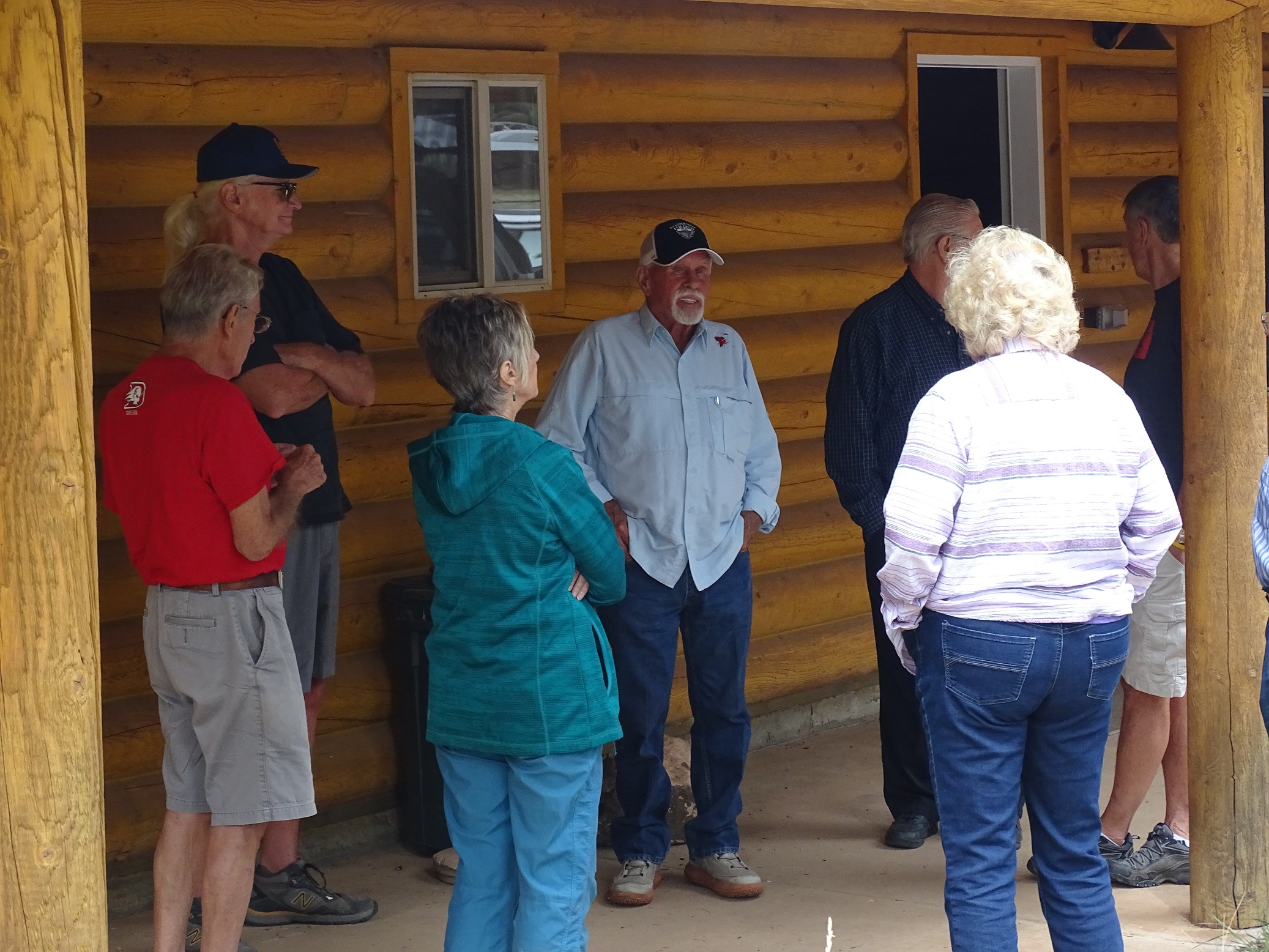 People at the BLM Administrative Site on the Arizona Strip