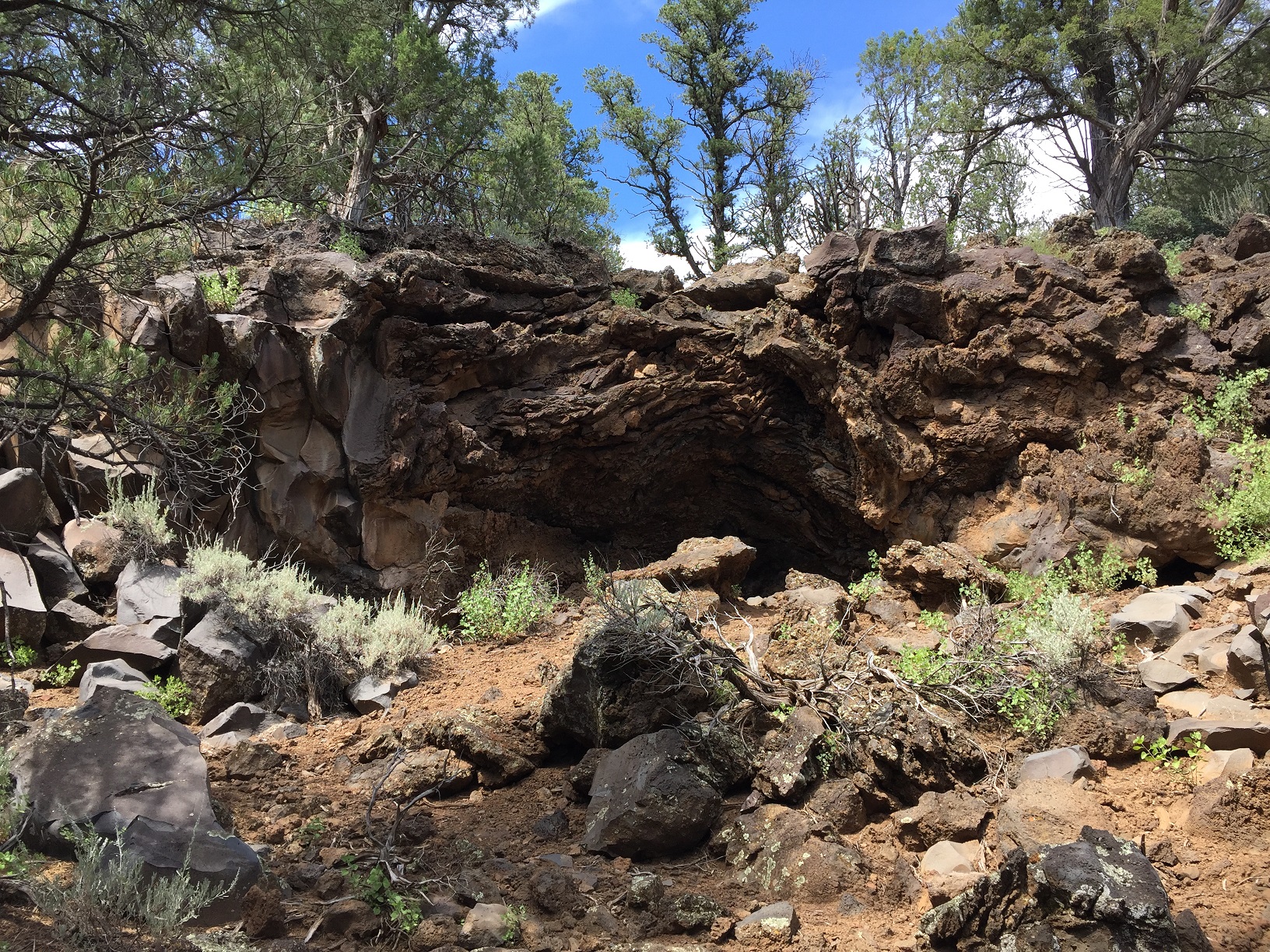 A grotto in a small canyon at Nampaweap on the Arizona Strip