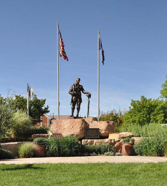 The veterans memorial in Washington City