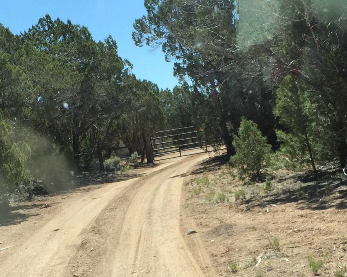 The entrance and gate at the BLM Poverty Admin Site?