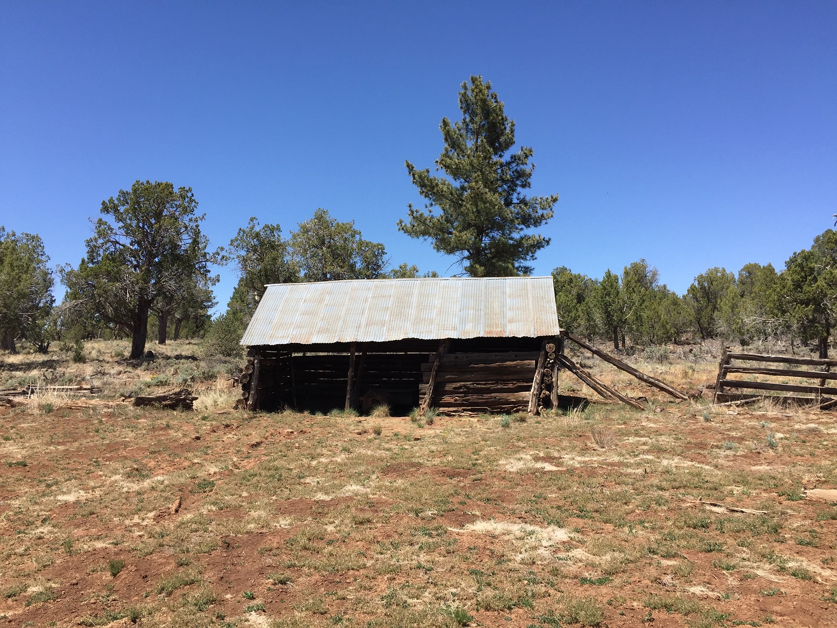 The stable at the Jonathan & Mary Waring cabin