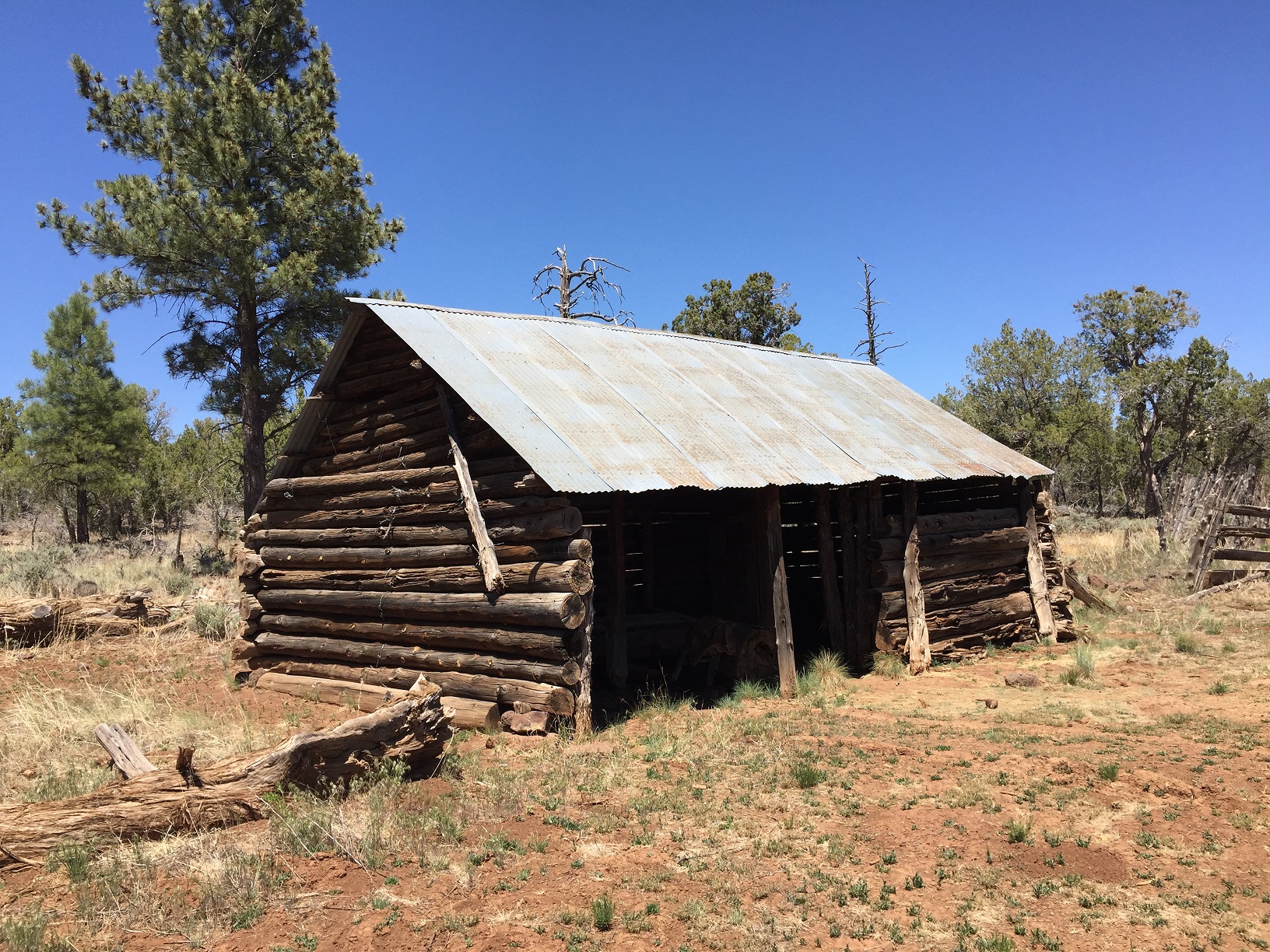 The stable at the Jonathan & Mary Waring cabin