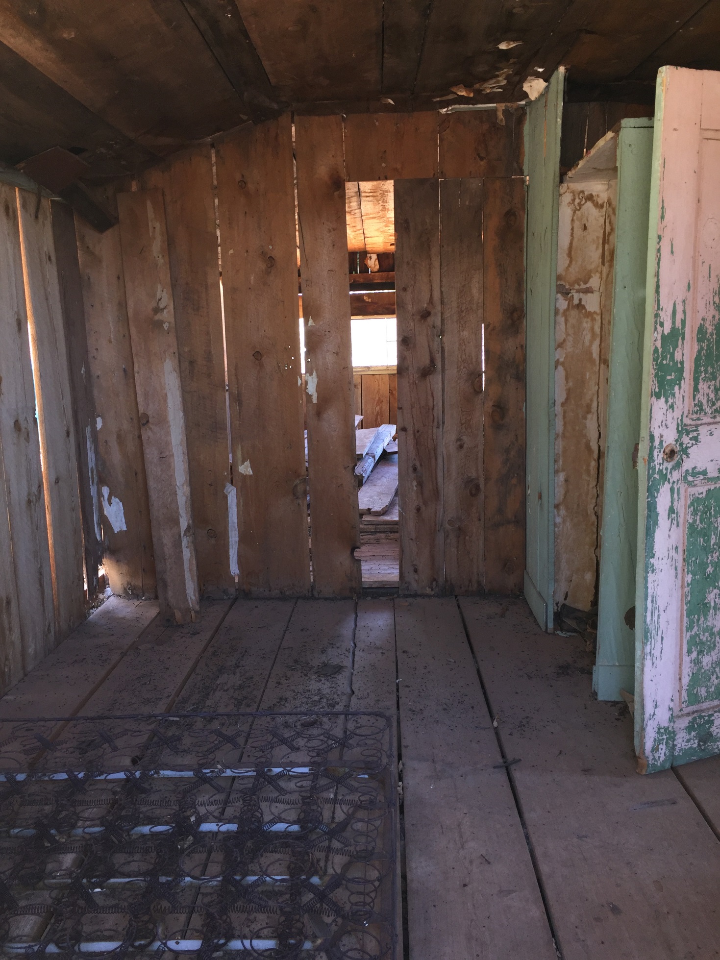 An inside room of the Pine Cabin on the Arizona Strip