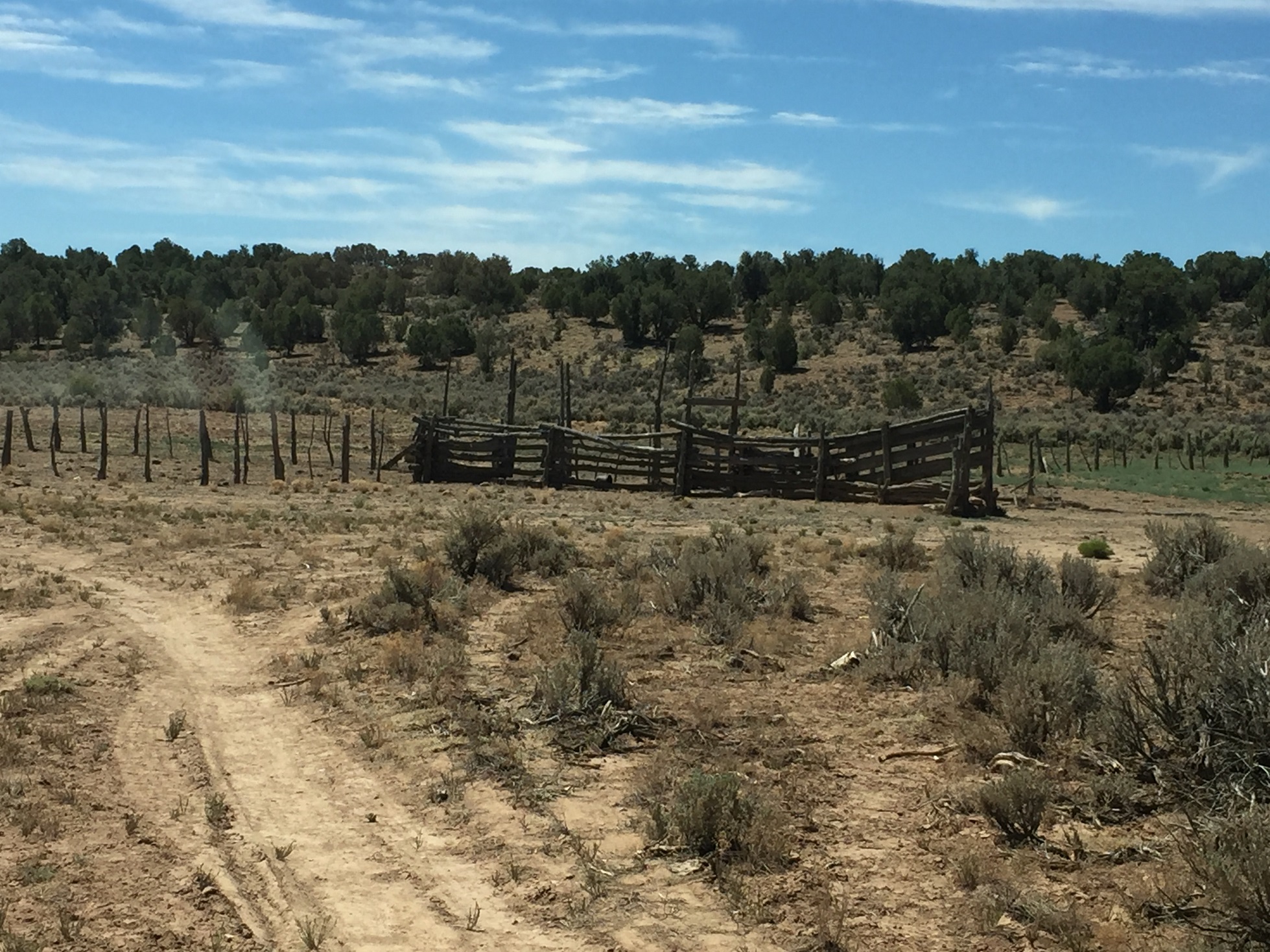 A corral on the Arizona Strip