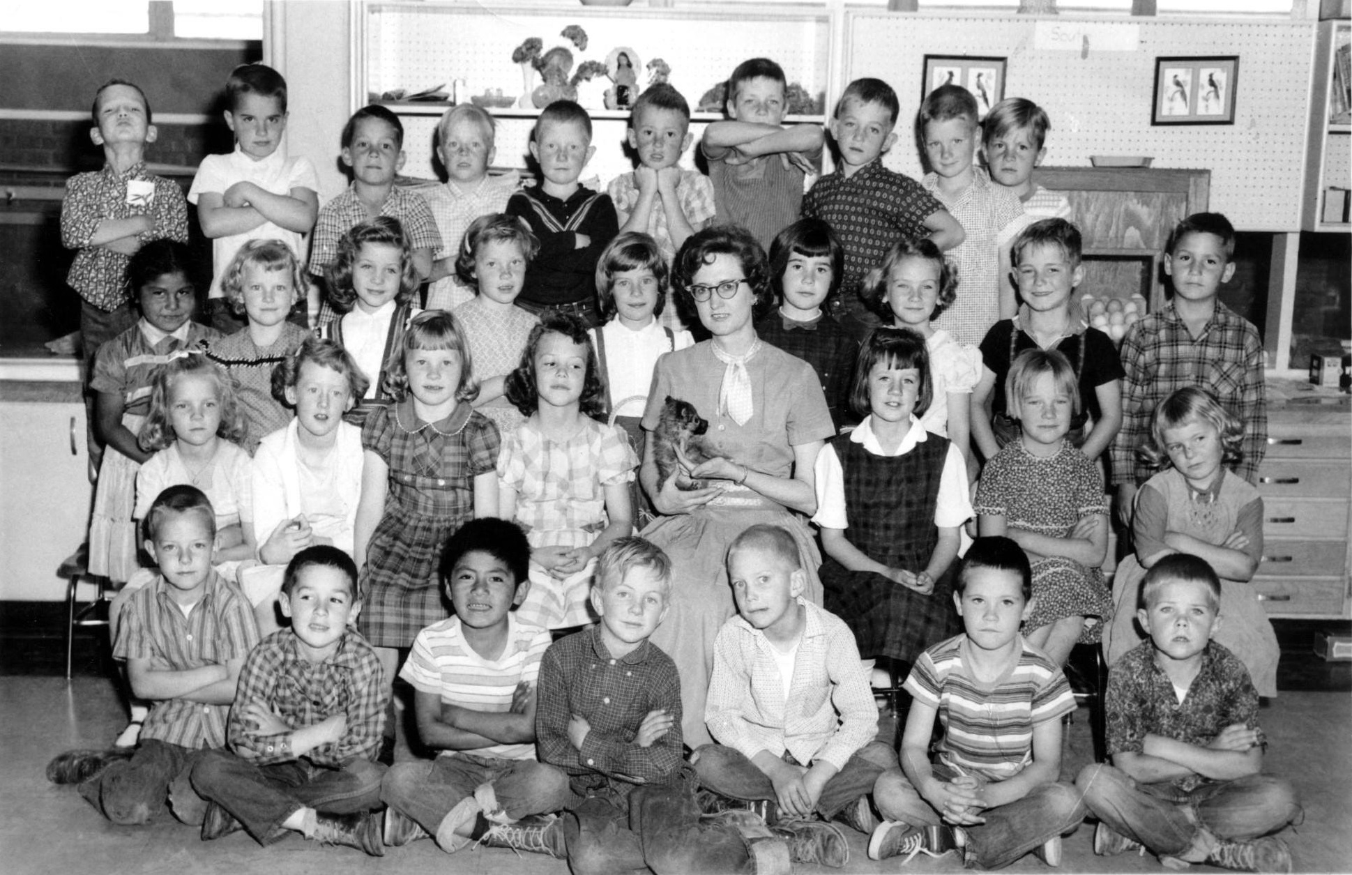Miss Jensen's 1960-1961 first grade class at West Elementary School
