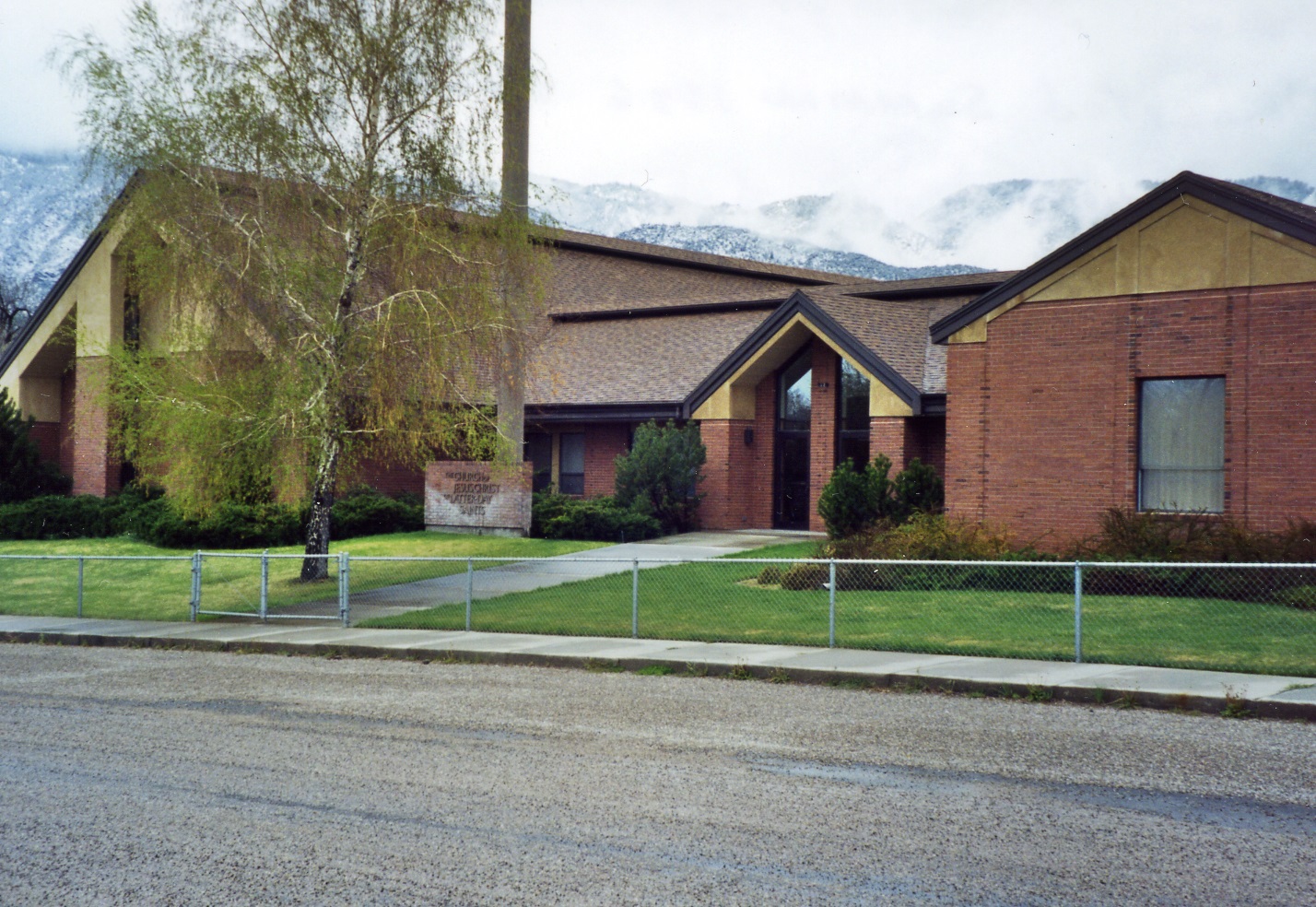 The New Harmony church building after it was remodeled in 1996