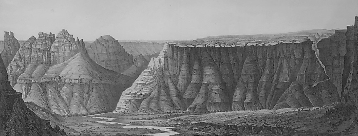 Mouth of the Virgin River near Shunesburg and the Wiggle Trail