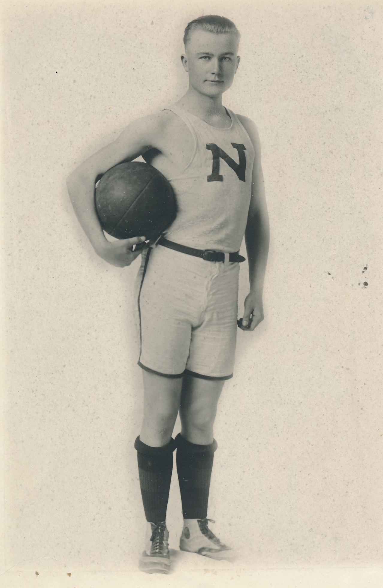 LeRoy Neilson with a basketball