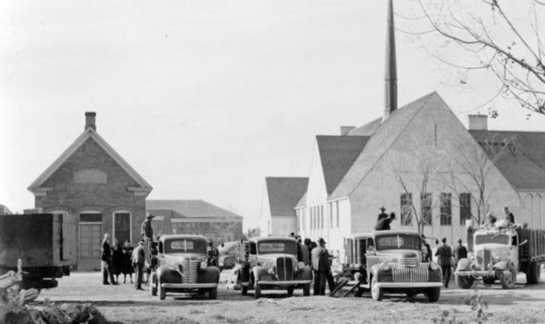 Hurricane Relief Society House and the Old White Chapel