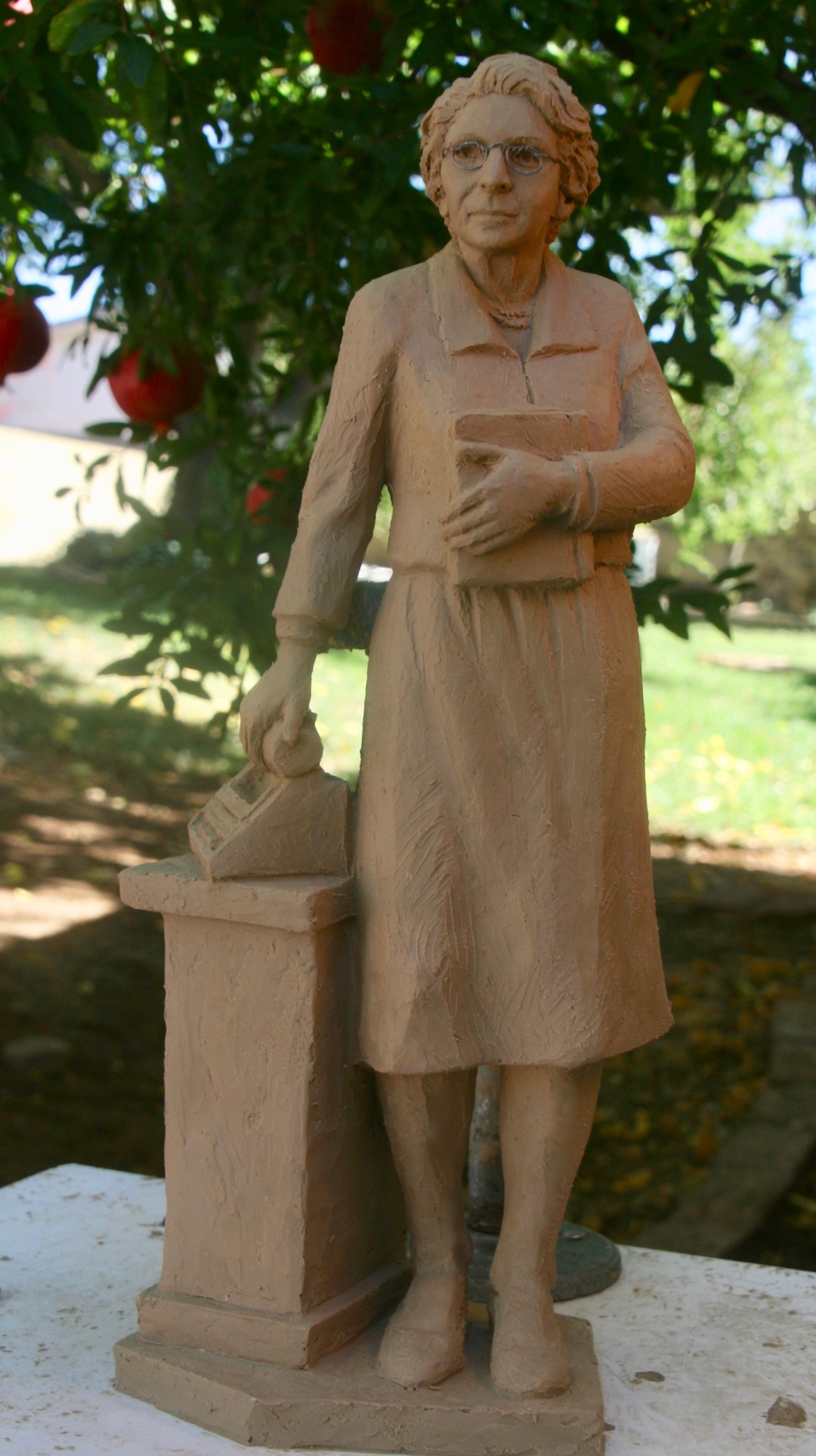 Maquette of the Juanita Brooks statue