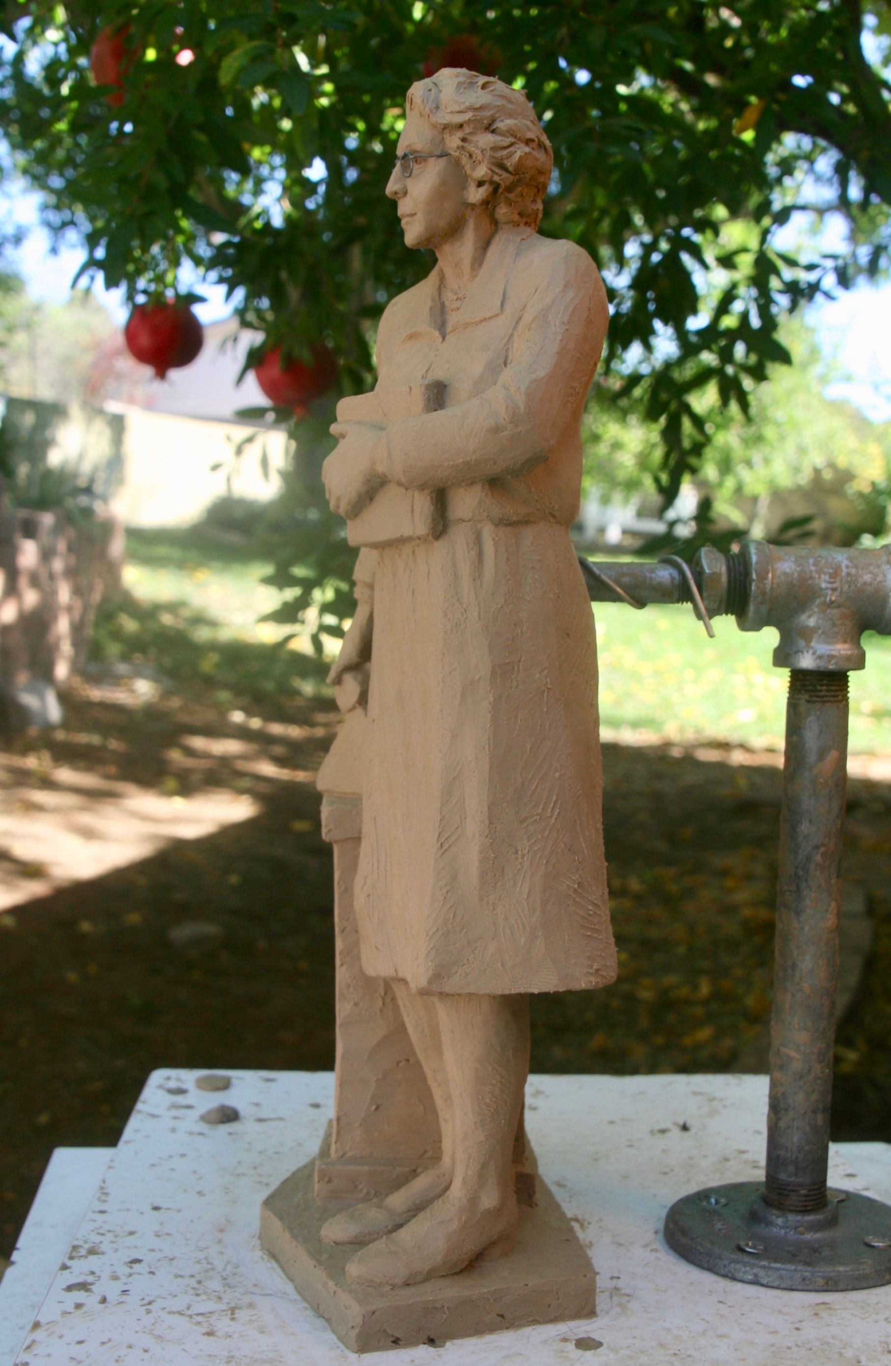 Maquette of the Juanita Brooks statue