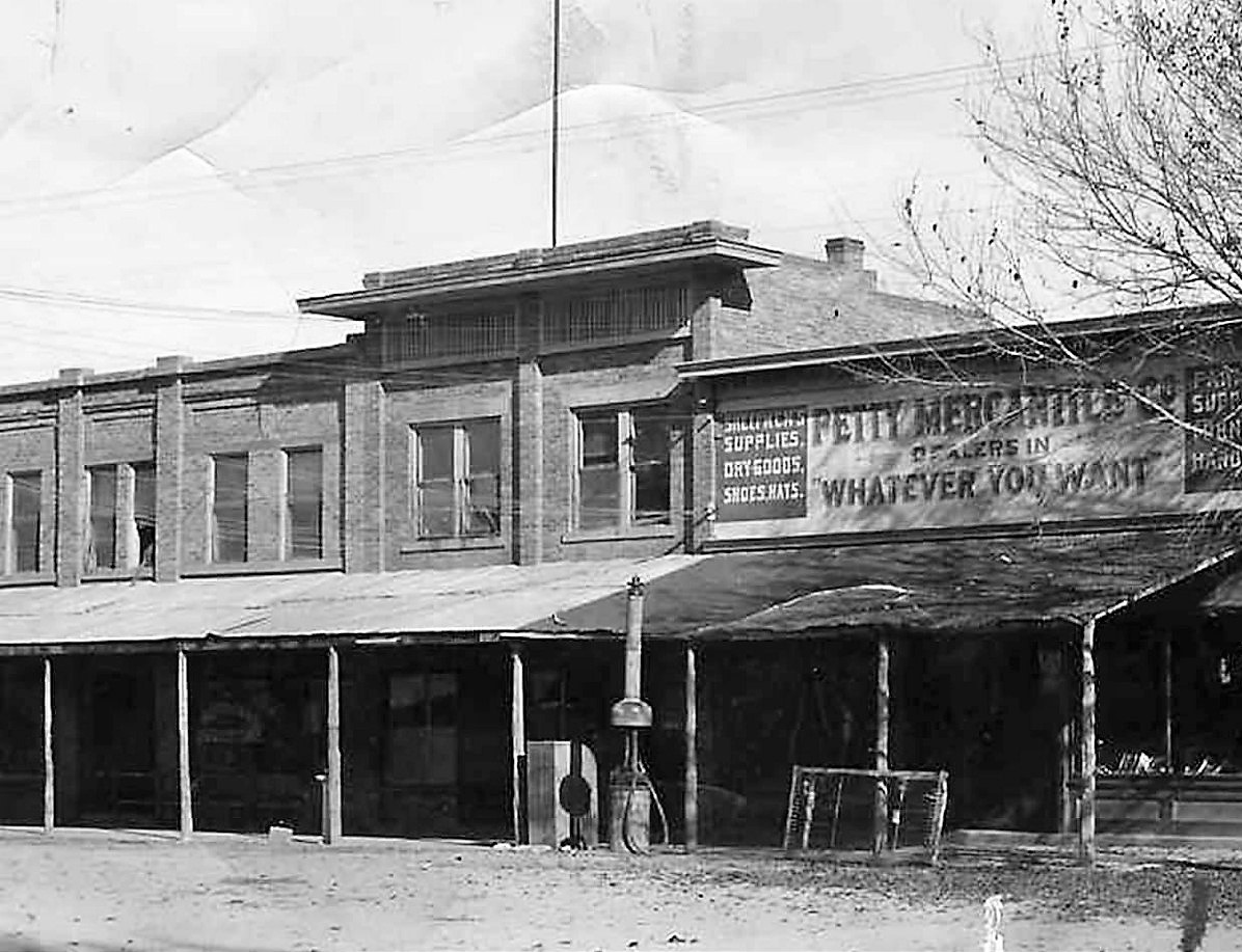 The Petty Merchantile Building in Hurricane