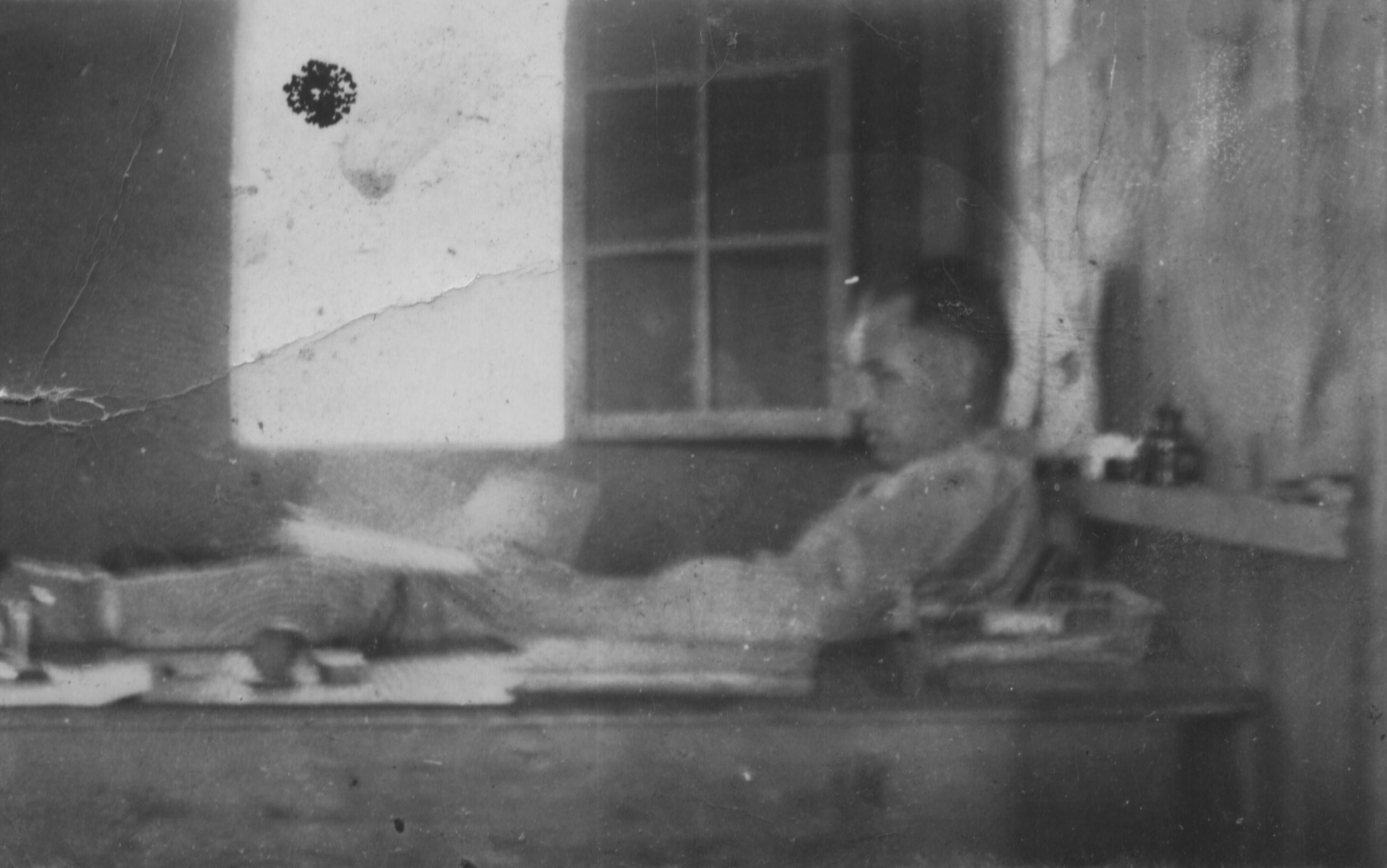 Capt. Shipley in his office at the Leeds CCC Camp