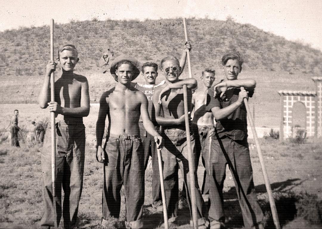 Six enrollees from the St. George CCC Camp