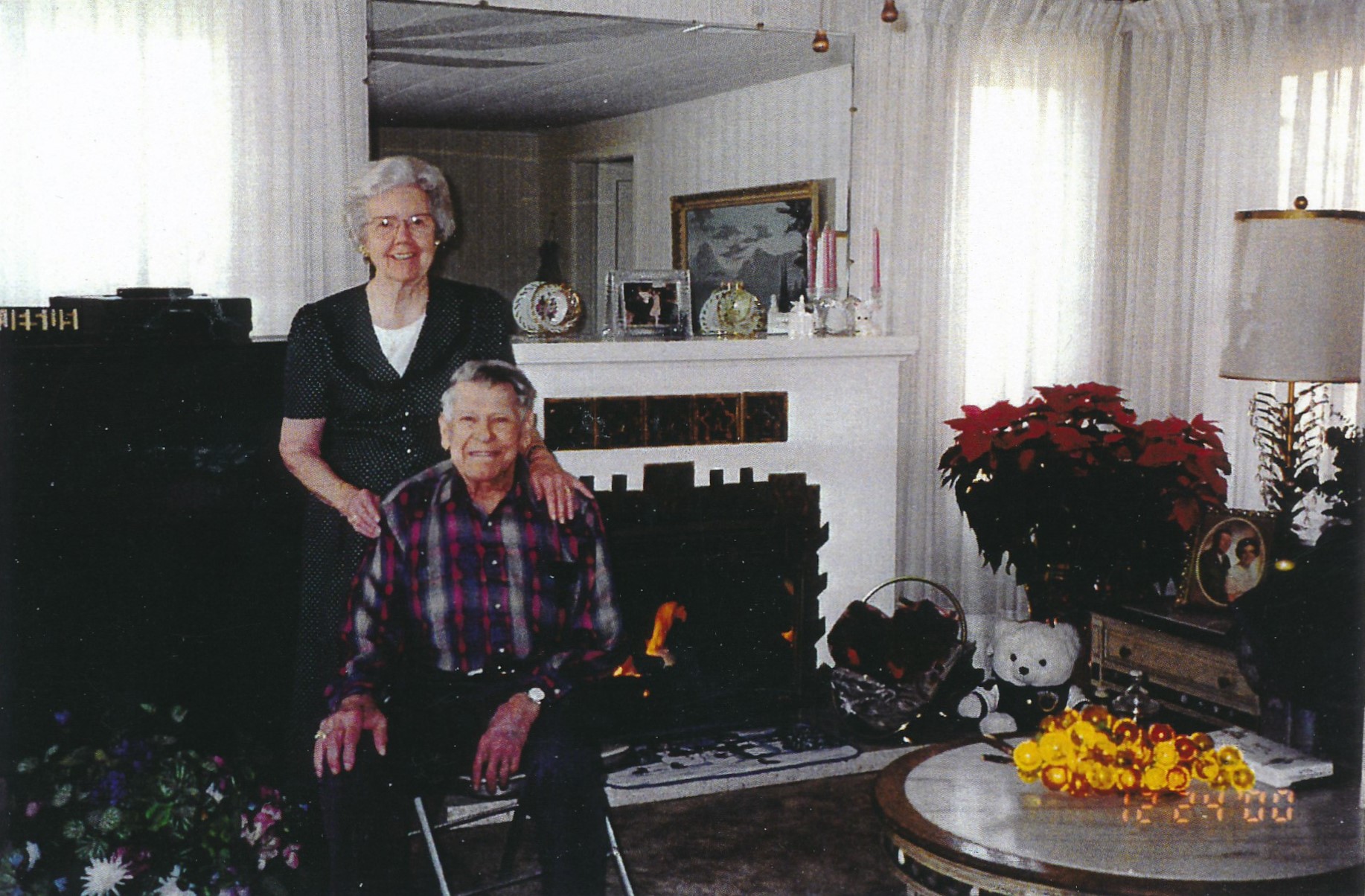 Elgin & Vivian Graff on their 70th wedding anniversary