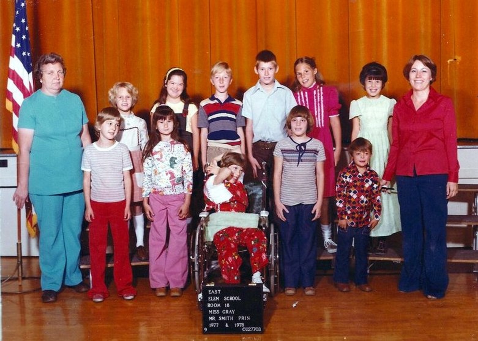 Miss Diane Gray's 1977-1978 special education class at East Elementary School