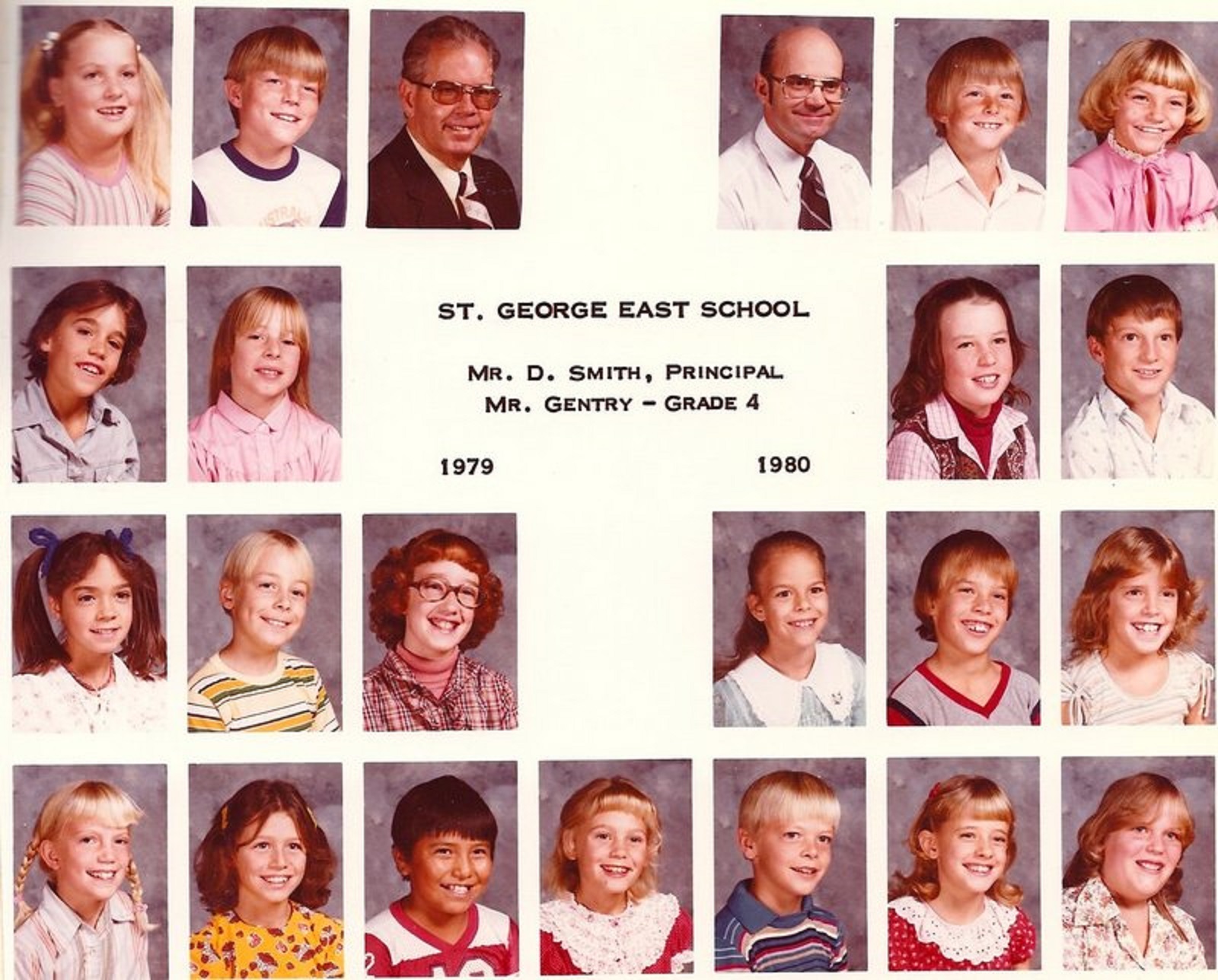 Mr. Raymond Gentry's 1979-1980 fourth grade class at East Elementary School