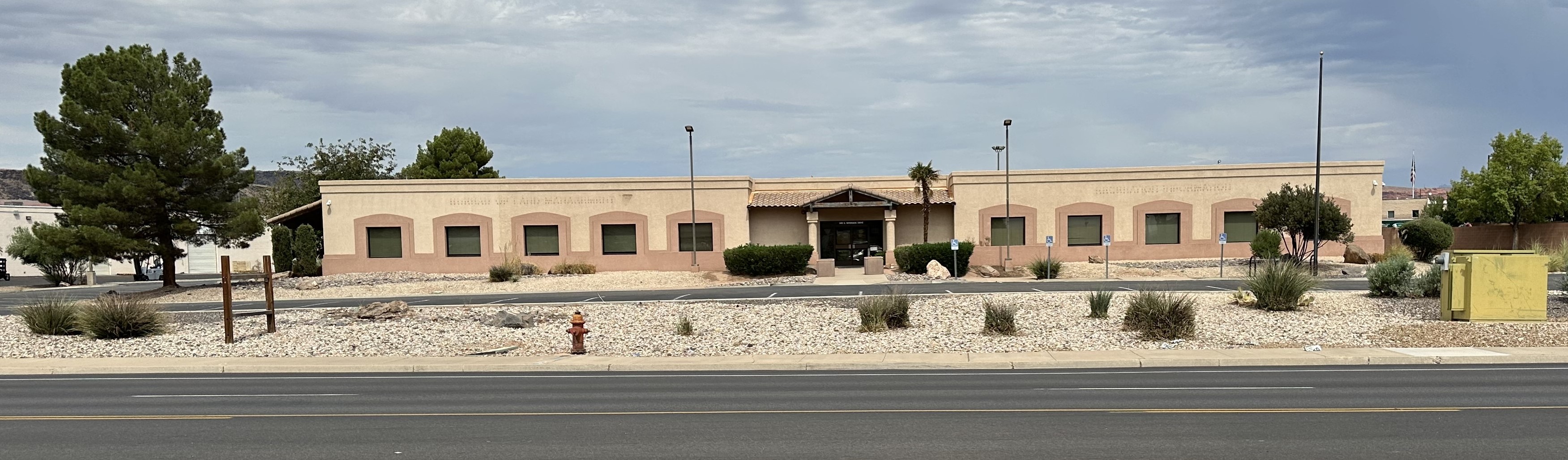 Front of the BLM Field Office & Visitor Center Building