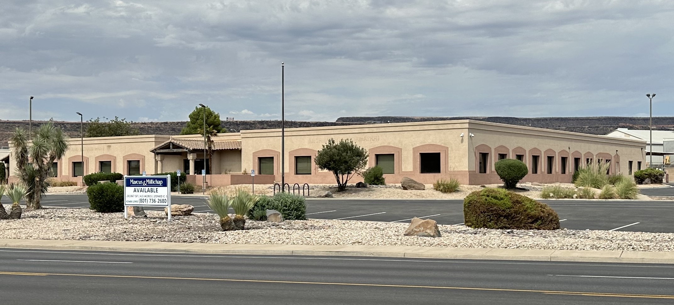 East &amp Front sides of the BLM Field Office & Visitor Center Building
