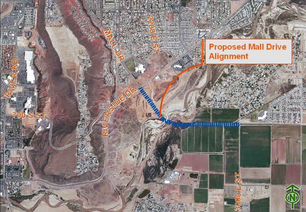 Proposed bridge project map