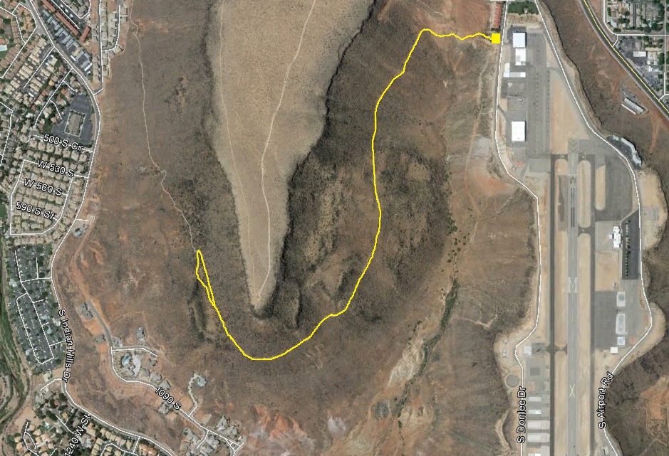 Aerial View of the Temple Quarry Trail