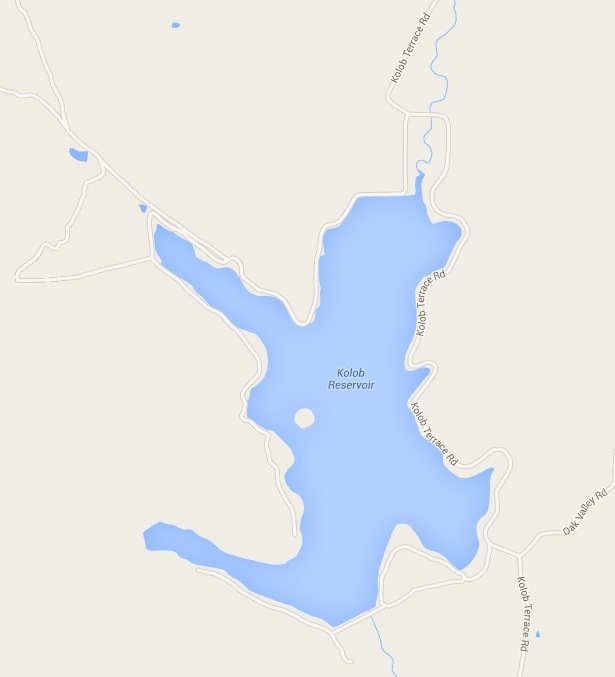Kolob Reservoir Map